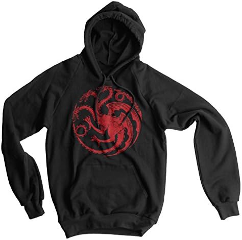 Targaryen Sigil American Apparel Hoodie, Black, Medium Apparel