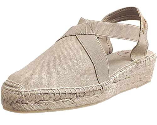 TONI PONS, Verona, Damen, Espadrille, Beige, Beige Pedra Stone, 37 EU
