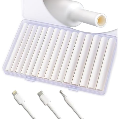 Heat Shrink Tubing Kit, Shrink Ratio 3:1 1/4" 5/16" 3/8" Heat Shrink Tube, White Wire Shrink Wrap Tubing Protector Saver Cover for Phone Cable Waterproof Electrical Shrink Tubing with Adhesive Lined Cover