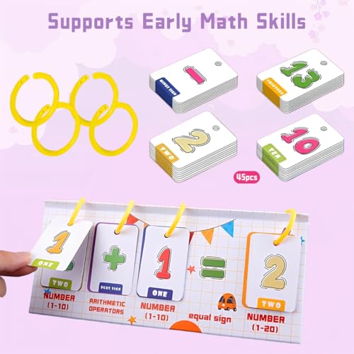 Image of PATPAT English Flash Cards Preschool Phonics CVC Words Numbers Double-Sided