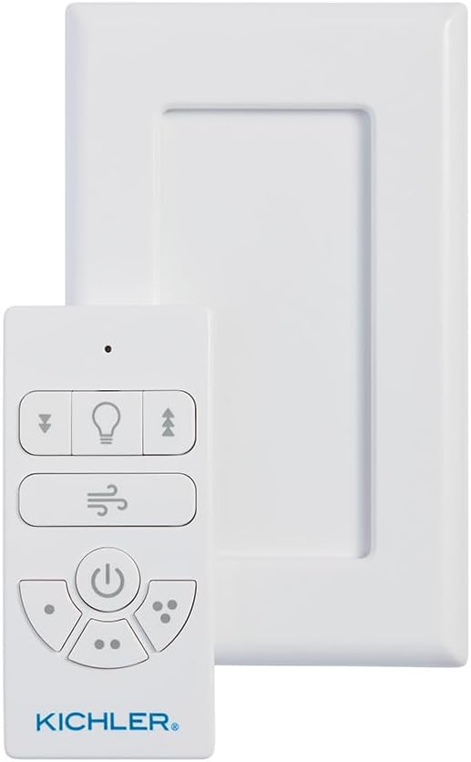 AC Standard Limited Function Handheld Remote Control, Modern, Slim Design, 3 Speed Settings, Breeze Mode, 370125