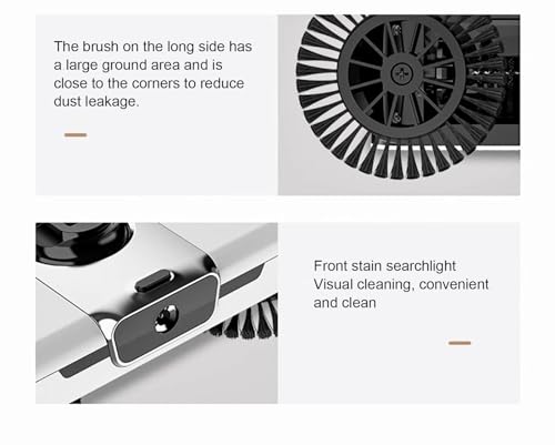 WHDEOY YJLYQF Besen- Und Kehrschaufel-Kombination, Kehrschaufel- Und Kehrschaufel-Set Mit Langen Griffen, Kombination Aus Aufrechter Kehrschaufel Und Kehrschaufelzubehör Für Die Haushaltsreinigung – Bild 8