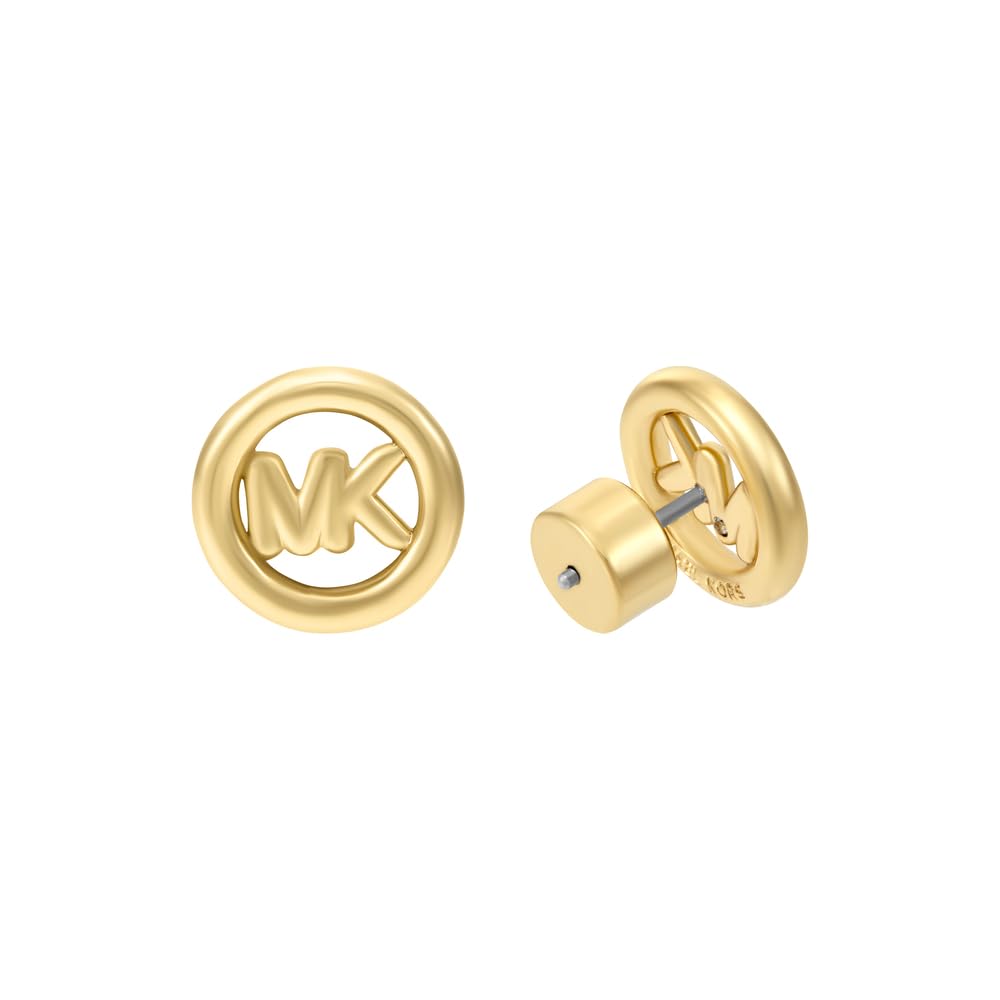 Michael Kors Damenohrringe aus vergoldetem Messing mit sicherem Stecker