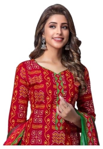 Image of Priyashi Women Unstiched Crepe dress materials | Crepe Salwar Suit for women with dupatta | suit material for women unstitched