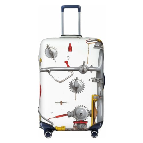 Housse de valise noire L pour bagages de 45 à 81 cm