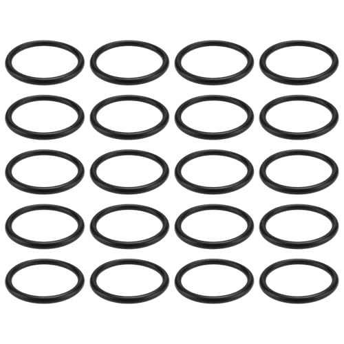 SG Store 20Pcs Nitrile Rubber O-Rings 34x28x3mm for 38mm Bathroom Sink Drain