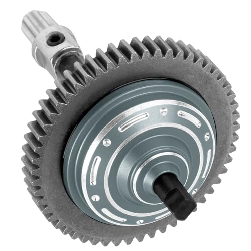 BRCatWPark 54T Center Differential Upgrades Part for 1/10 Slash 4X4 VXL/Rustler 4X4 VXL/Stampede 4X4 VXL/Hoss 4X4 VXL/Slash (Platinum Ultimate) 4WD,RC Steel #45 Center Diff Hop Ups,Titanium