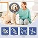 HAPPY HACHI Halskrause, Atmungsaktive Comfy Cone, Verstellbar Genesungshalsband für Hunde, Vorbeugung von Biss- und Leckwunden Weich Schutzkragen Nach Operationen (Blau, M)