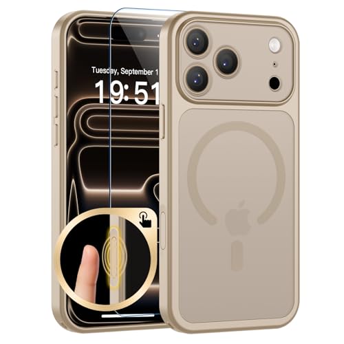 Coque iPhone 17 Pro Max anti-traces avec accès fluide au bouton caméra