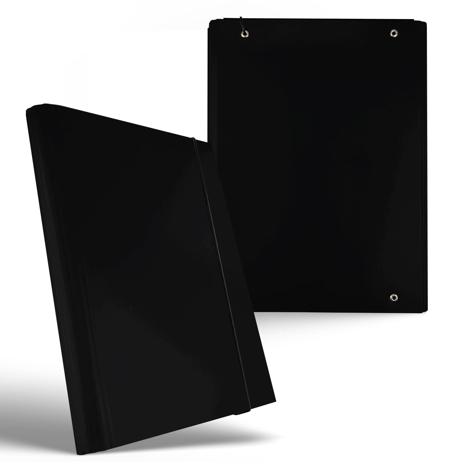 Rapesco Cartella Portablocchi A4+ Con Tasca - Nero, Per Ufficio E Scuola - Foto 5