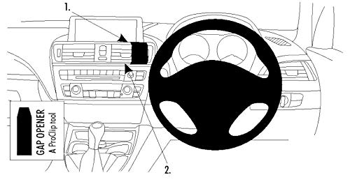 Price comparison product image Brodit 654721 ProClip Center Mount