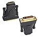 Produktbild J&D DVI auf HDMI Adapter, 2er Pack Vergoldet DVI (DVI-D) Stecker zu HDMI Buchse Konverter Adapter, Bidirektionale Unterstützung 3D 4K ARC Ethernet