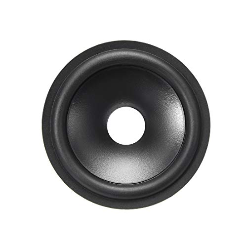 uxcell 2.5  Paper Speaker Cone Subwoofer Cones Drum Paper 0.5  Inner Diameter with Rubber Surround