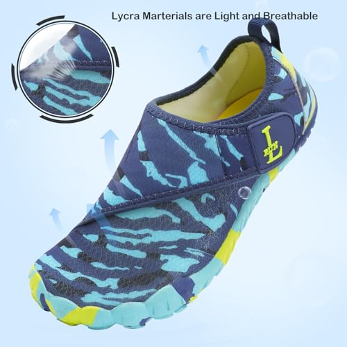 L-RUN Barefoot Water Shoes for Women and Men Aqua Socks Hiking Beach Pool Swim Sports