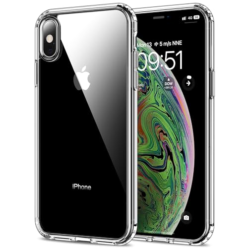 Image of HOOMIL Case for iPhone Xs Max, Anti-Yellowing, Crystal Clear
