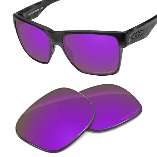 Image of Performance Replacement Lenses Compatible with Oakley TwoFace XL OO9350 Polarized Etched-Plum Purple