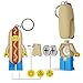 LEGO Minifigures Banana Guy & Hot Dog Man Keychain Light Bundle