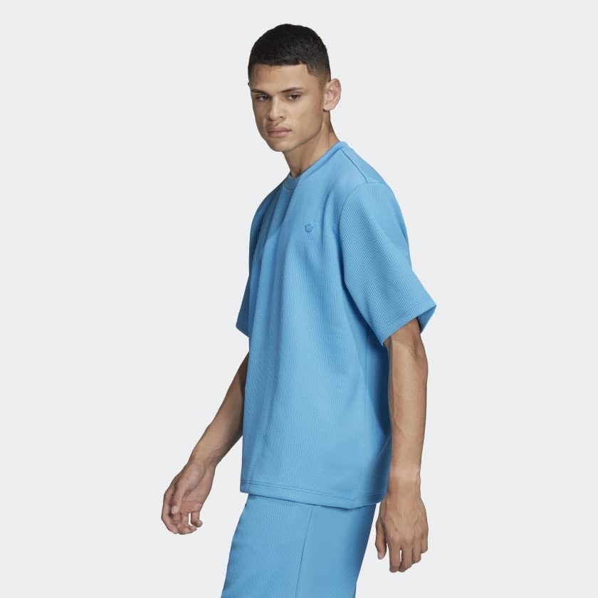 adidas Originals Men's Adicolor Trefoil Plissé Tee3