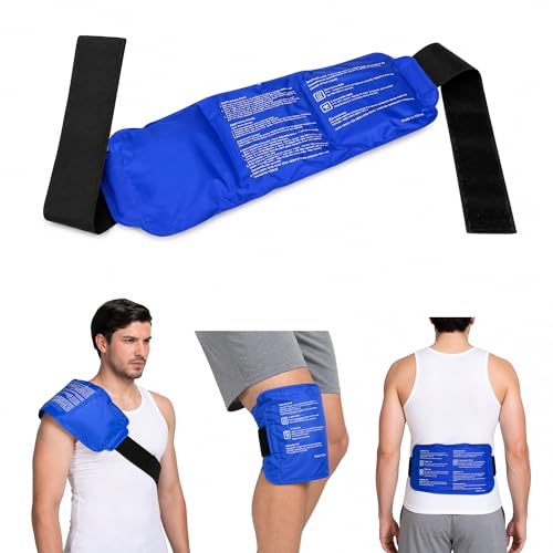 Zollyss Reusable Hot and Cold Ice Pack for Pain Relief Gel Bag fo...