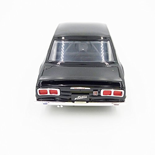 JADA 1:24 W/B - Brian's Nissan Skyline 2000 GT-R Negro miniatura 4