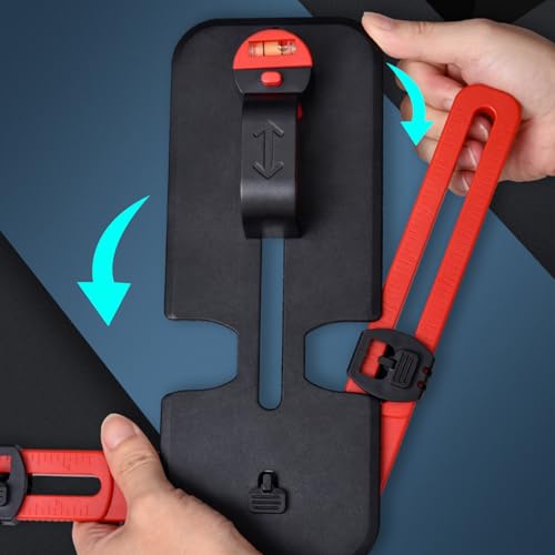 Nivelador de medicion plegable de alta precision para cuadros 8