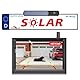 AUTO-VOX Solar Rückfahrkamera Kabellos: 3 Mins DIY Installation HD Rückfahrkamera Funk mit 5 Monitor, Stabilem Digitalem Signal, IP69K Wasserdicht Auto Rückfahrkameras für LKW, Wohnmobil, Pkw, SUV