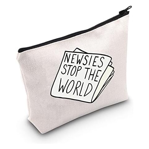 POFULL Broadway Musical Show Theater Gift Newsies Stop The World Cosmetic Bag Musical Theatre Inspired Gift, Stop The World bag Cover