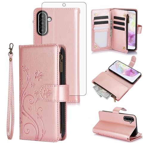 Coque Samsung Galaxy A36 Asuwish YM020 Or Rose protection intégrale