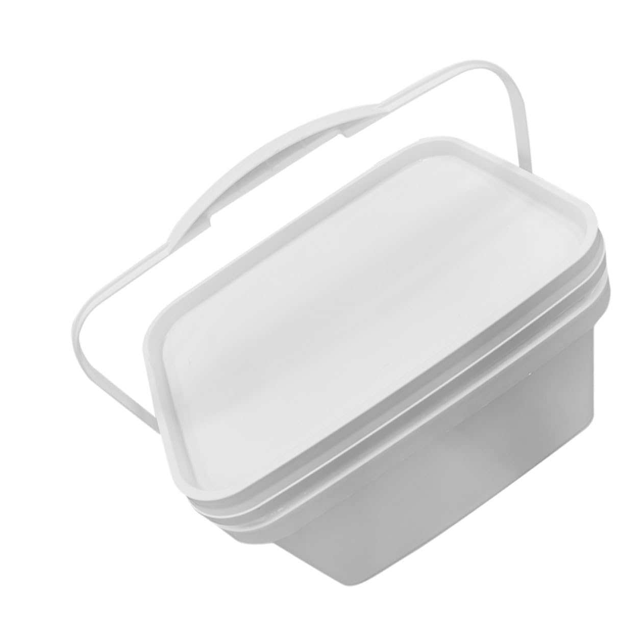 Secchio per Vernice con Coperchio e Maniglia Contenitore in PP Resistente per Stoccaggio Vernice e Pigmenti Bidone Multiuso per Uso Domestico e Attività Esterne