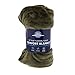 United Pacific 50" X 60" Flannel Fleece Comfort Blanket - Olive Green,99116