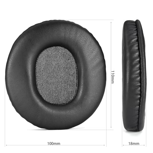 Cubierta de almohadilla para oreja compatible con auriculares Fostex T20 T20RP T40RP T50RP MK3, de cuero PU y espuma viscoelástica miniatura 6