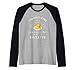 Nella mia testa raclette humour da uomo formaggio drole Maglia con Maniche Raglan