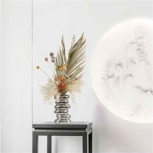 Table d'hôtel à fleurs simulées et céramique galvanisée pour buffet - 3