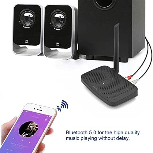 Besign Be-Rca Pro Long Range Bluetooth Adapter For Bluetooth Music Streaming, Black #TOP4