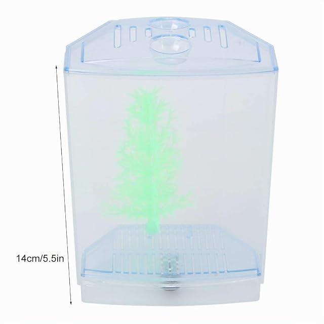Foto 5 de 8 de Leftwei Mini-Aquarium, Mini-Aquarium, Transparent, Wasserpflanzen, Zuchtbox, Schlüpfinkubator (einzeln)