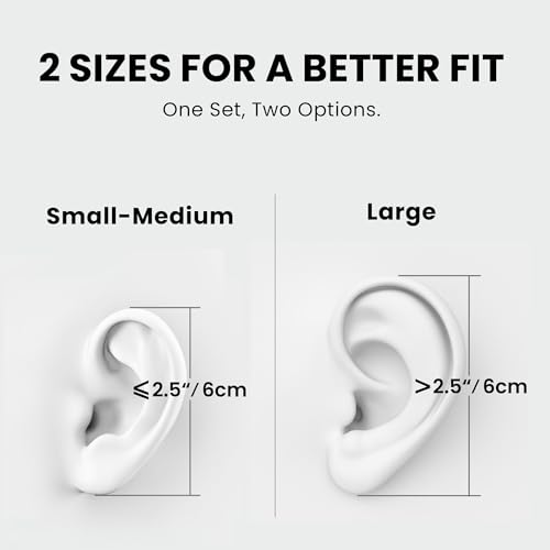 Image of Avantree Resolve -3.5mm AUX Wired Open-Ear Earbuds (Small & Large Sizes) | Comfort Fit, Aware Listening, Over-Ear Hook Headphones for Office, Home, Outdoor Use