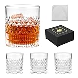 Conception et confort intemporels: l'ensemble de verre de whisky à l'ancienne possède un design intemporel, ce qui fait de chaque verre non seulement un navire, mais aussi une œuvre d'art. De plus, les lunettes se sentent bien à la main, ajoutant une dimension tactile à l'expérience de consommation d'alcool et rendant chaque SIP spéciale.