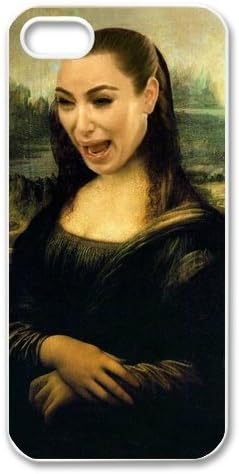 AZA Hard Case for iPhone 5, Kim Kardashian Cying Protective iPhone Cover-Black/White-Retail Packaging