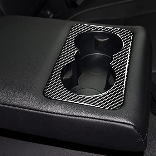 Real Premium Carbon Fiber Compatible with Jaguar F-PACE X761 2016 2017 2018 2019 2020 Accessories Car Rear Drain Cup Frame Cover Sticker Decal Auto Interior Trim