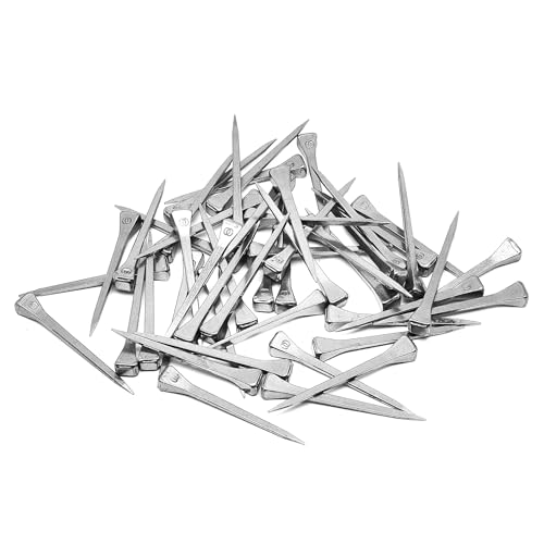 Image of Surf turtle E5 Horseshoe Nails 50 Pcs 2 Inches Low Carbon Steel Horse Hoof Nails Horse Training Supplies Tool for Securing Firmly