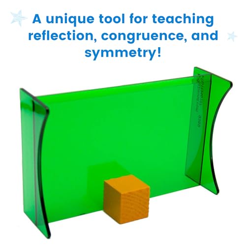 image for hand2mind GeoReflector Mirrors Classroom Set, Explore Reflection and S