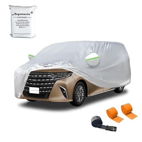 アルファードヴェルファイア対応用車カバー大型XXL車ボディカバー日焼け止め防水台風対策Alphard Vellfire Car Covers 車カバー SUV ミニバン車カーカバーボンネットカバー防塵防輻射紫外線黄砂対策車 養生カバー弾力な防風ロープ付き大