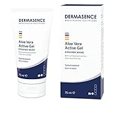 DERMASENCE Aloe Vera Active Gel - kühlende Gel-Maske für Gesicht, Hals und Dekolletee, mit anti-irritativer Wirkung bei unreiner und feuchtigkeitsarmer Haut - 75 ml