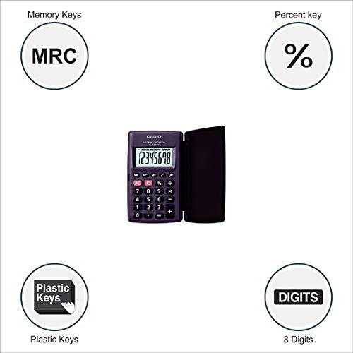 Casio HL 820LVBK Portable Calculator - Black