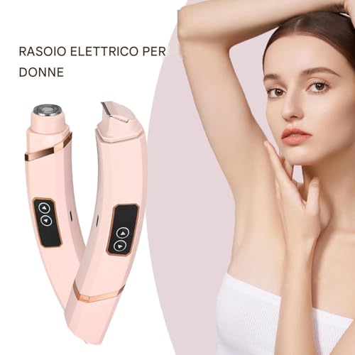 Afeitadora para cabello femenino antianálisis para piel sensible y doble cabeza 2