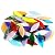 Mosaic Tiles 15 Pieces / 50 g Pack of Mica Stained Glass Mosaic Tile Supplies for Home Decoration, DIY Crafts, Plates, Picture Frames, Flowerpots - 5x2 cm Petals Leaves Tiles (Green Mix)