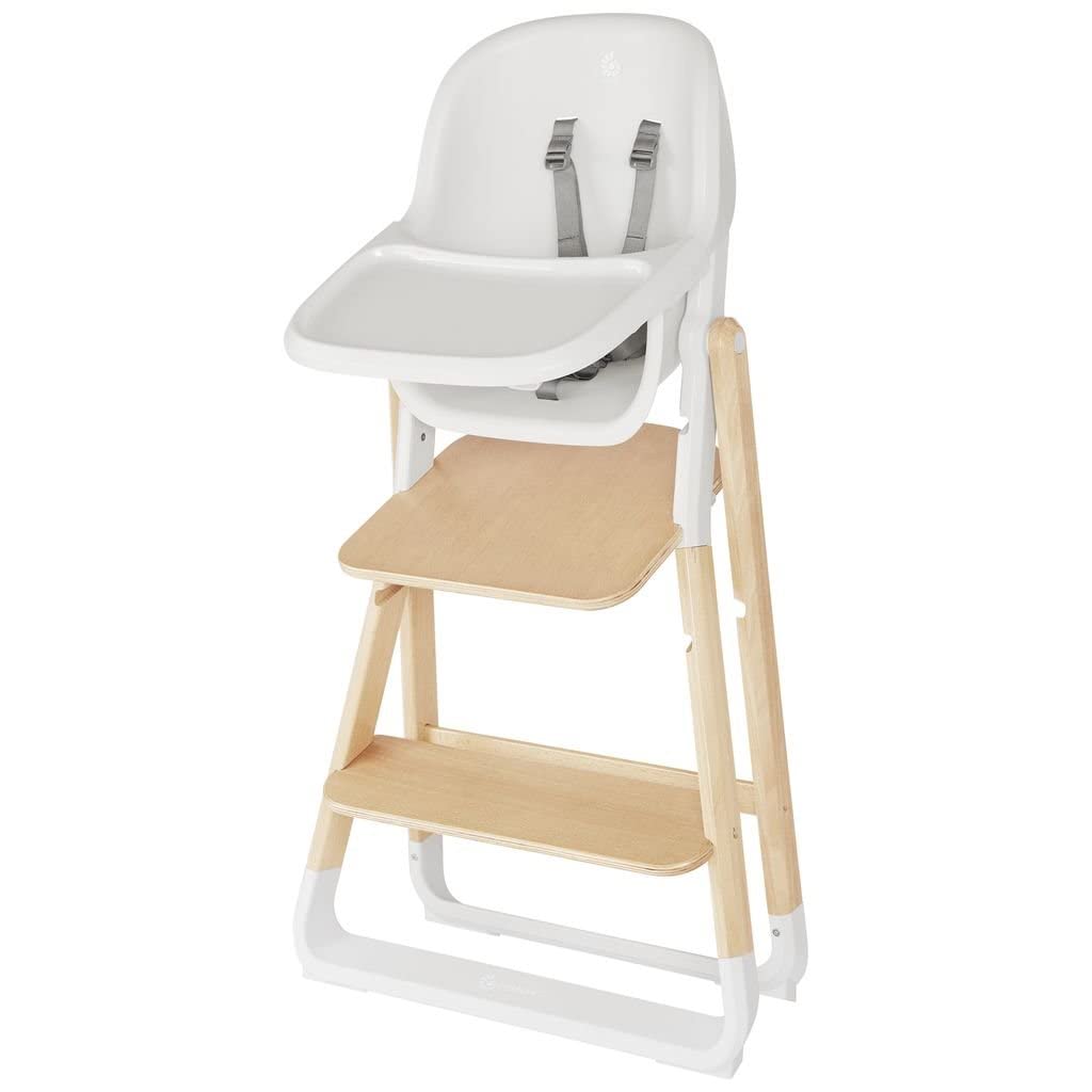 Ergobaby Evolve Silla Ergonómica + Bandeja, Accesorios para la Trona Ergobaby Evolve, Silla Ergonómica para bebés en crecimiento de 6 meses a 3 años (aprox. 15kg), Natural Wood