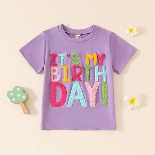 Toddler Baby Girl First Birthday Outfit In My One Year Old Era Sweatshirt Tops Little Princess 1st Birthday Clothes2