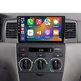 for Toyota Corolla 2003 2004 2005 2006 2007 2008 Radio with Wireless Carplay Android Auto, KuTaiTai 9