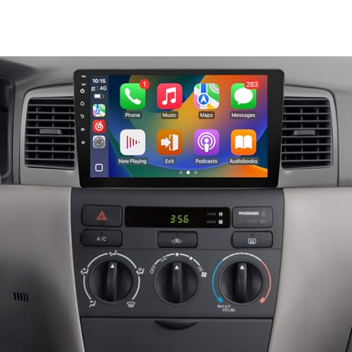 for Toyota Corolla 2003 2004 2005 2006 2007 2008 Radio with Wireless Carplay Android Auto, KuTaiTai 9